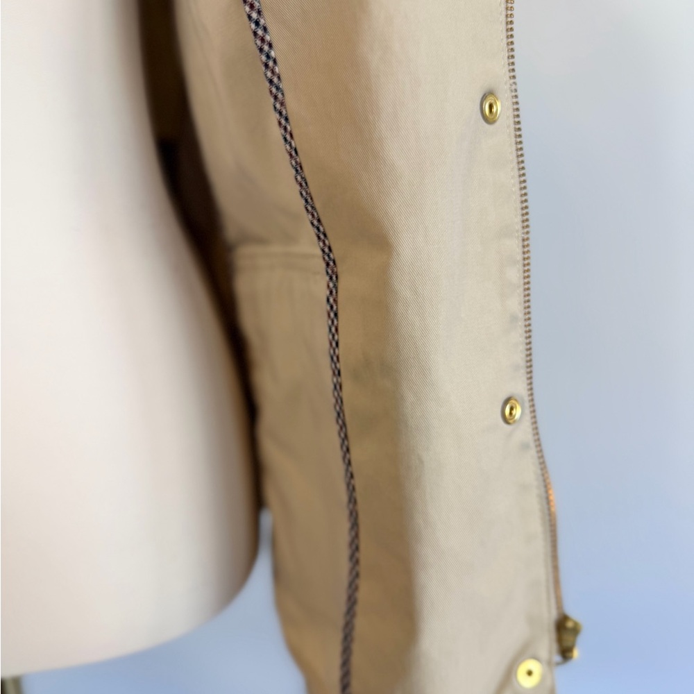 J. Crew Tan Utility Jacket with Gold Buttons - Picture 6 of 14